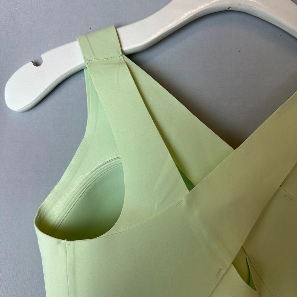 Lululemon Bra Womens 32C Green Sports Enlite Front Zip‎ High Support Running - Picture 8 of 13